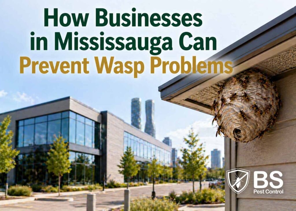 How Businesses in Mississauga Can Prevent Wasp Problems