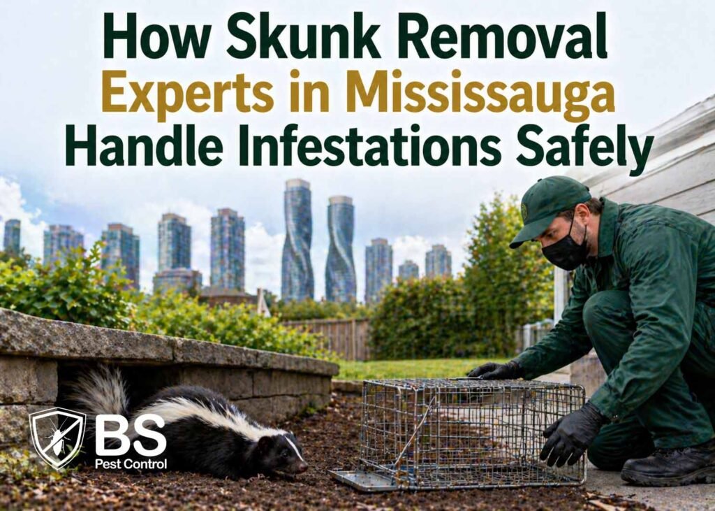 How Skunk Removal Experts in Mississauga Handle Infestations Safely
