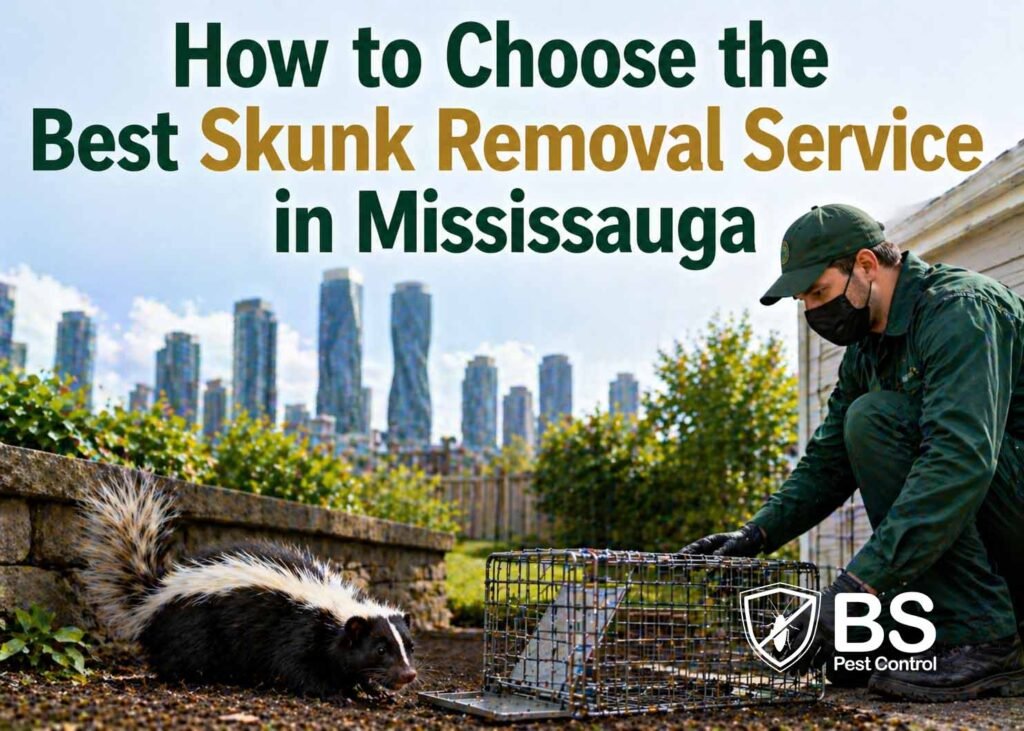 How to Choose the Best Skunk Removal Service in Mississauga