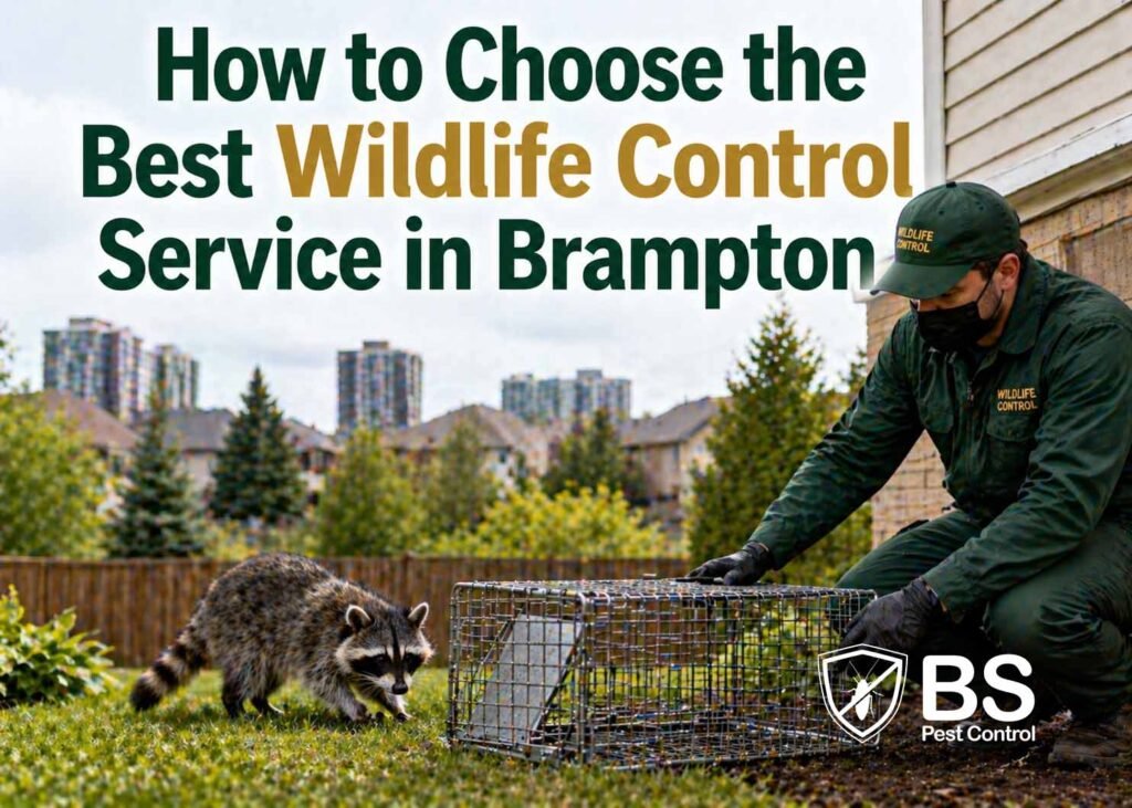 How to Choose the Best Wildlife Control Service in Brampton