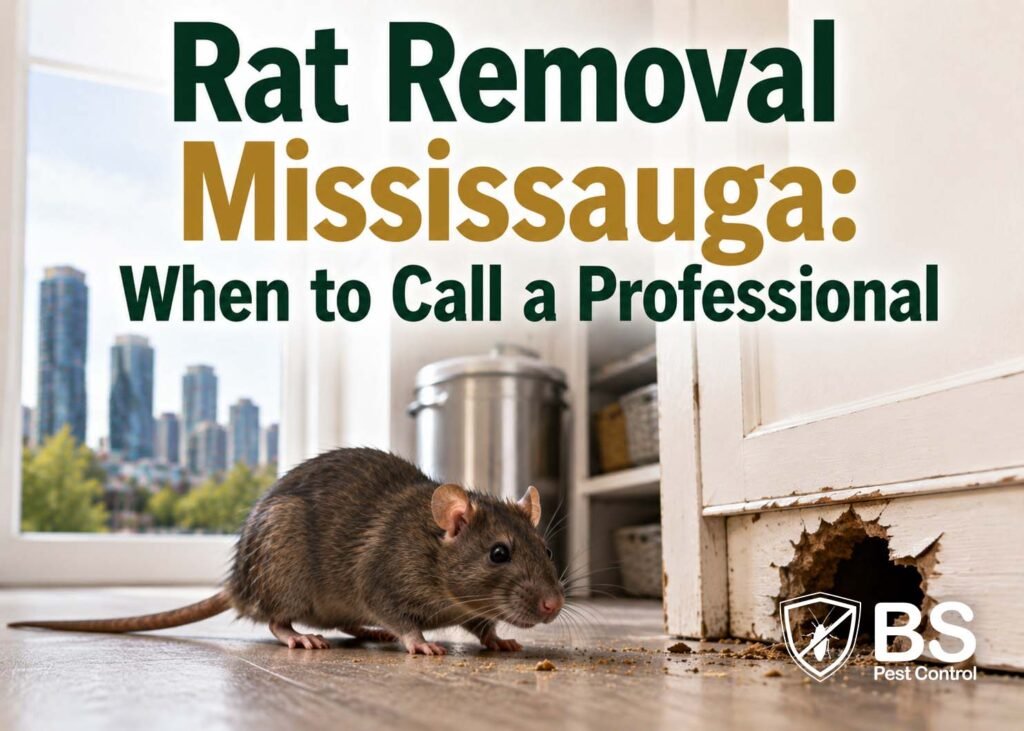 Rat Removal Mississauga When to Call a Professional
