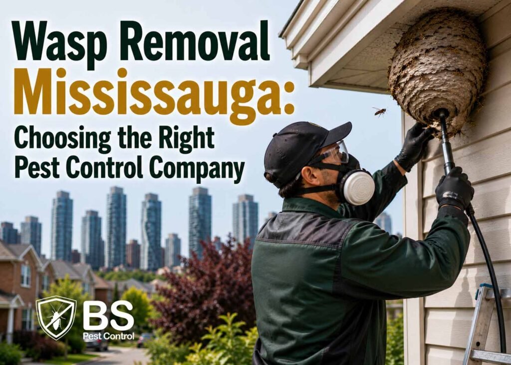 Wasp Removal Mississauga Choosing the Right Pest Control Company