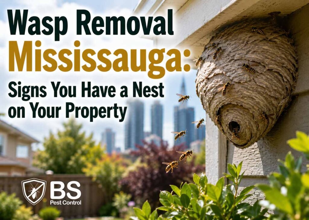 Wasp Removal Mississauga Signs You Have a Nest on Your Property