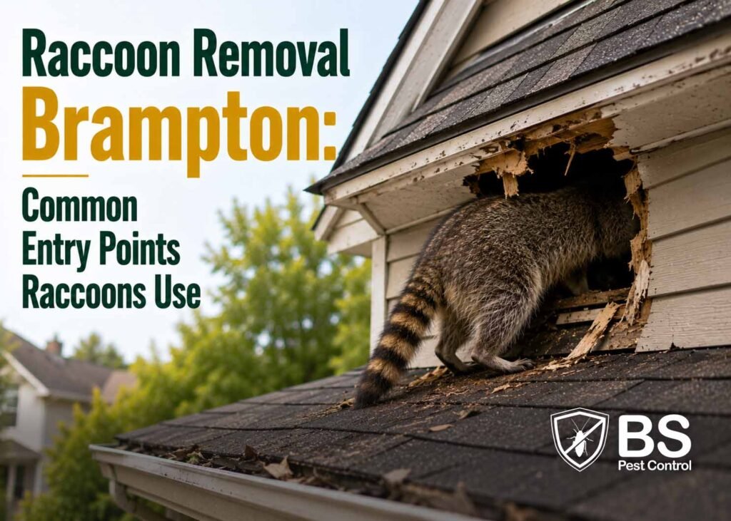 Raccoon Removal Brampton Common Entry Points Raccoons Use