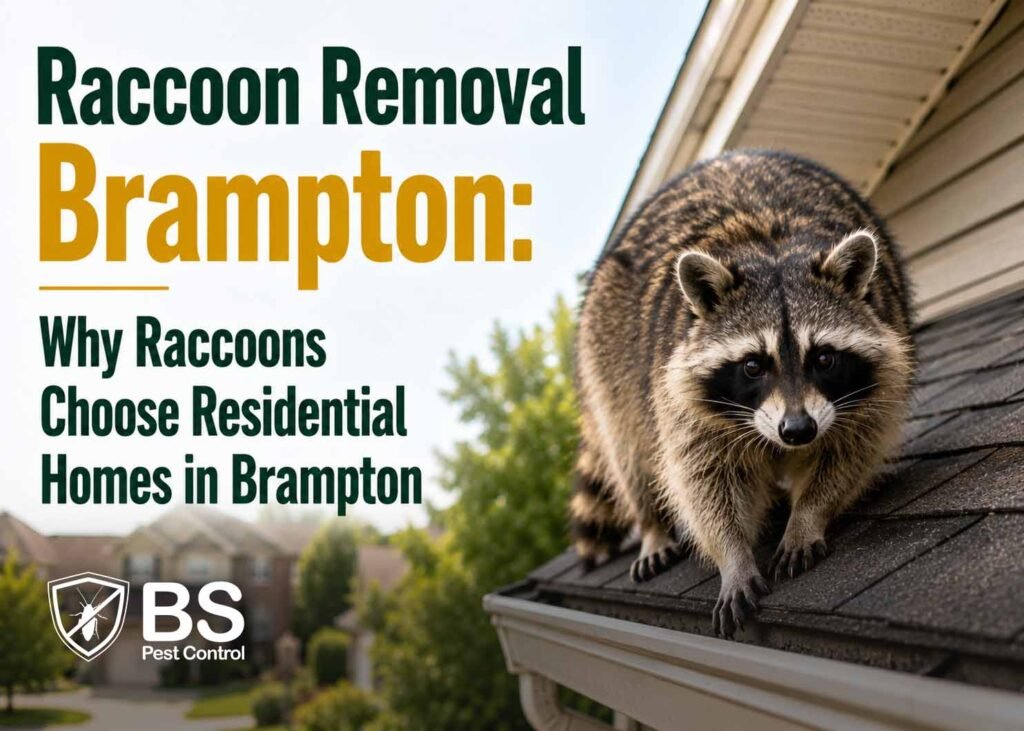 Raccoon Removal Brampton Why Raccoons Choose Residential Homes in Brampton