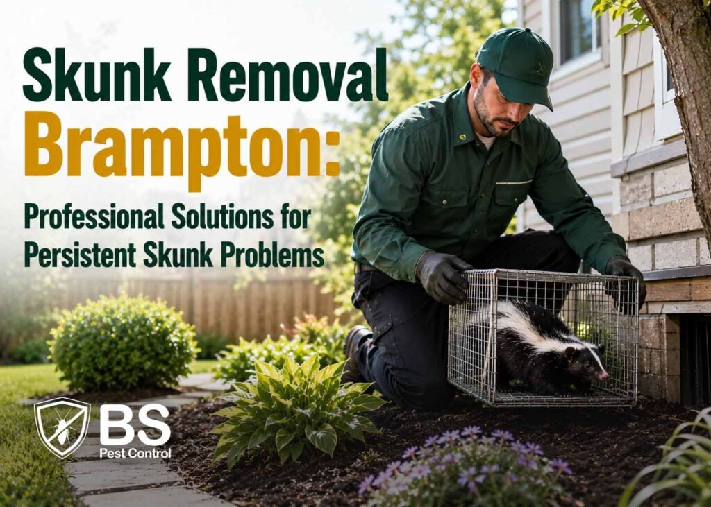 Skunk Removal Brampton Professional Solutions for Persistent Skunk Problems