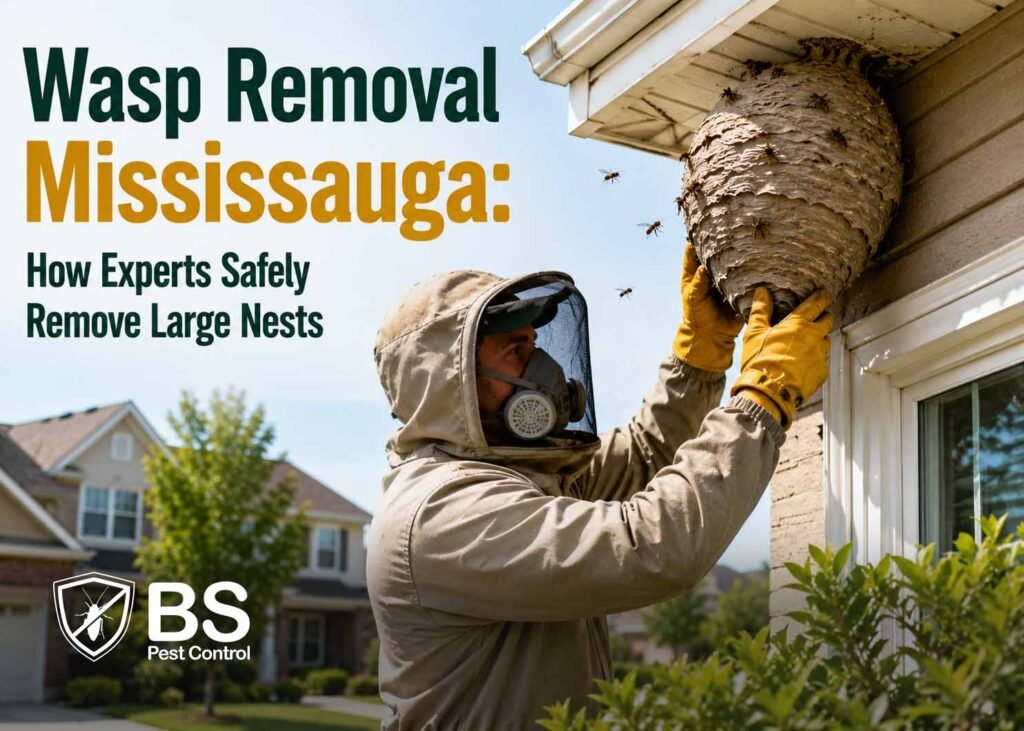 Wasp Removal Mississauga How Experts Safely Remove Large Nests