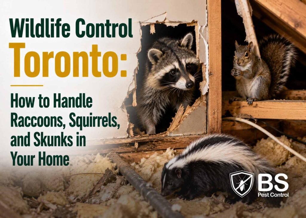 Wildlife Control Toronto How to Handle Raccoons, Squirrels, and Skunks in Your Home