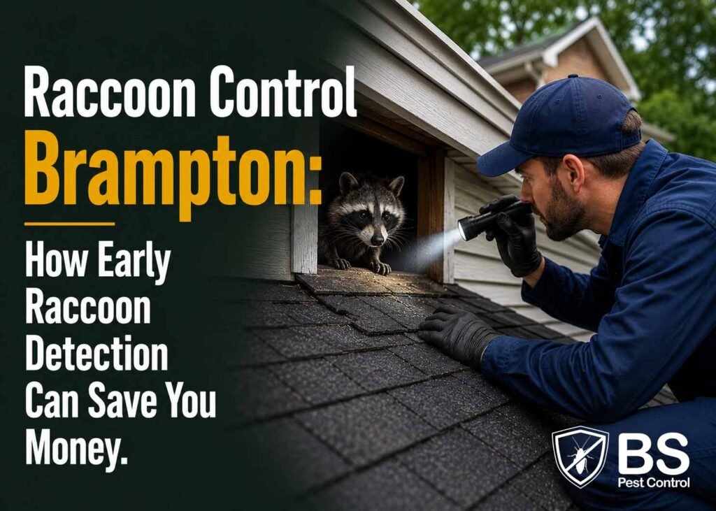 Raccoon Control Brampton How Early Raccoon Detection Can Save You Money