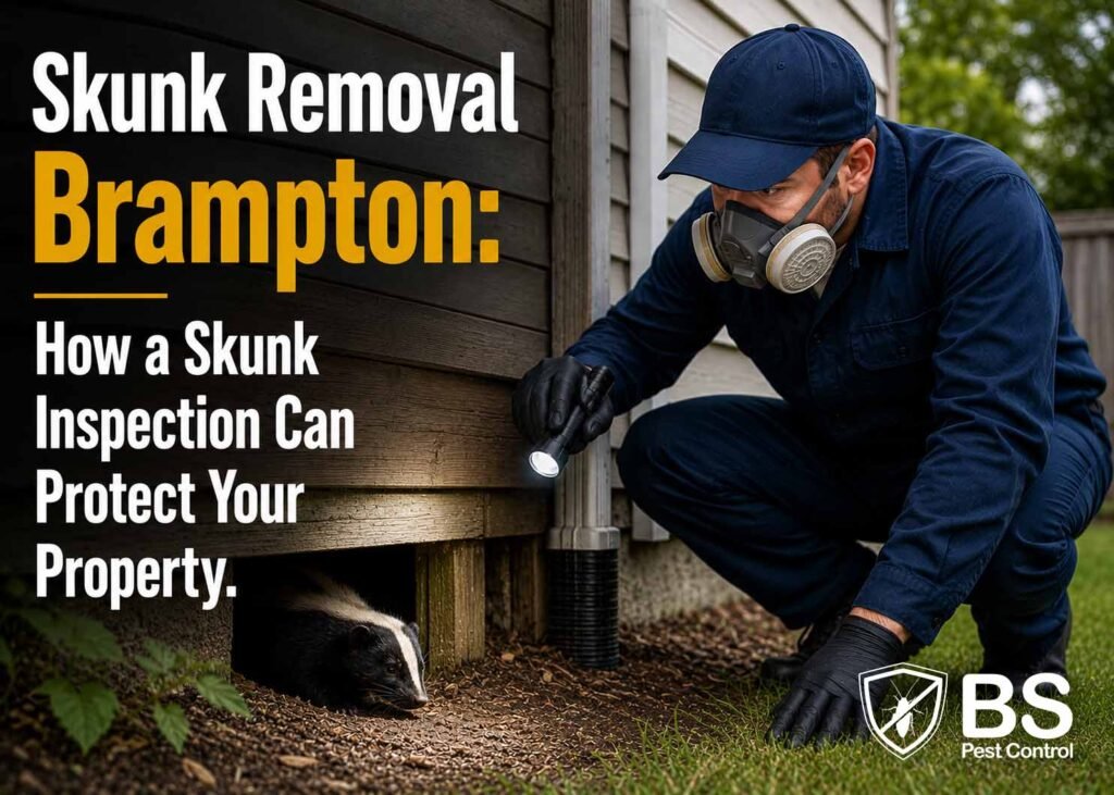 Skunk Removal Brampton How a Skunk Inspection Can Protect Your Property