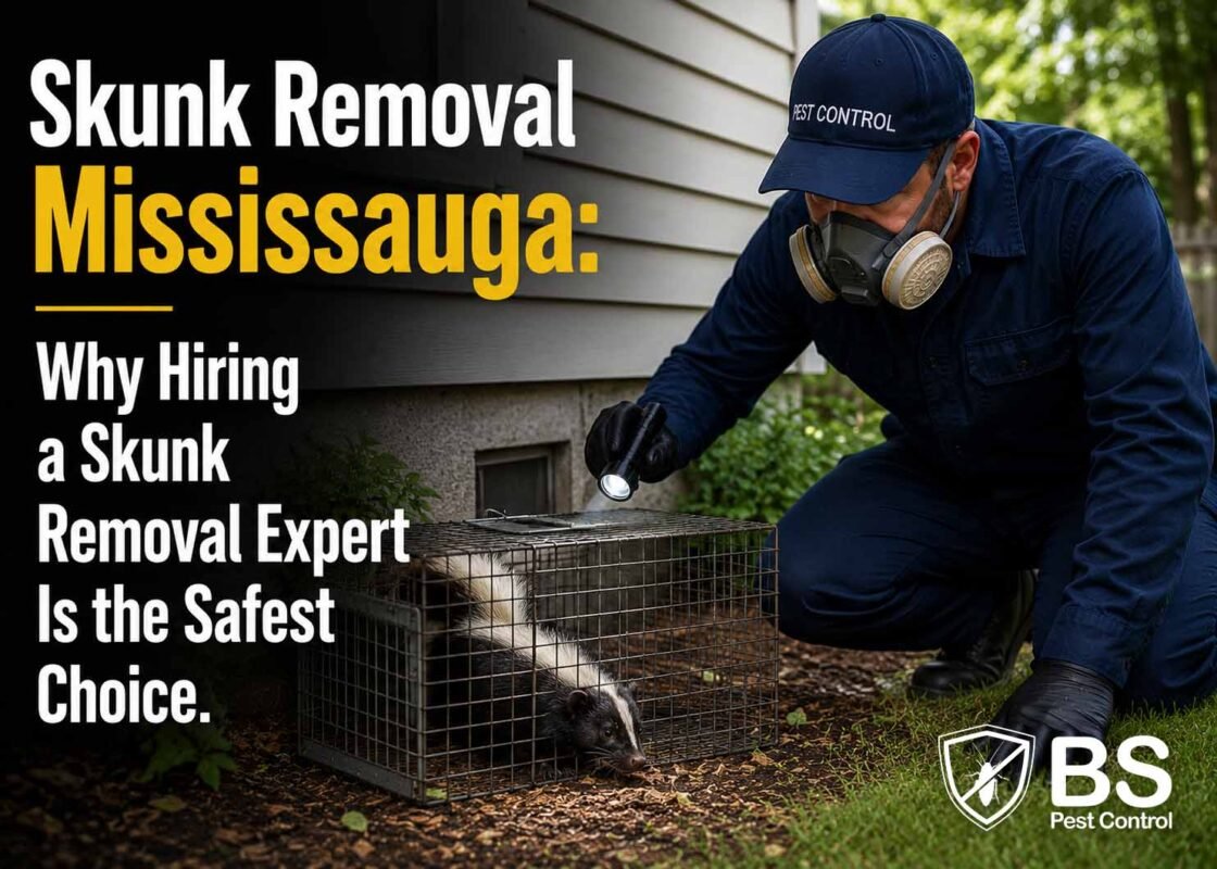 Skunk Removal Mississauga: Why Hiring a Skunk Removal Expert Is the Safest Choice