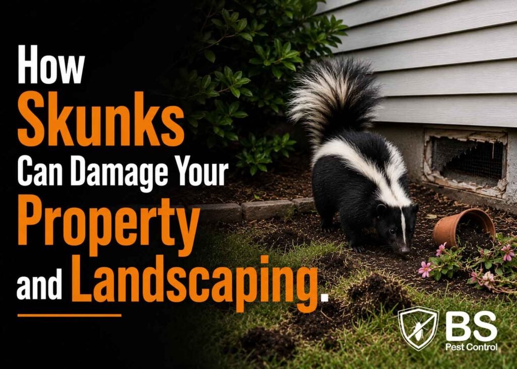 How Skunks Can Damage Your Property and Landscaping