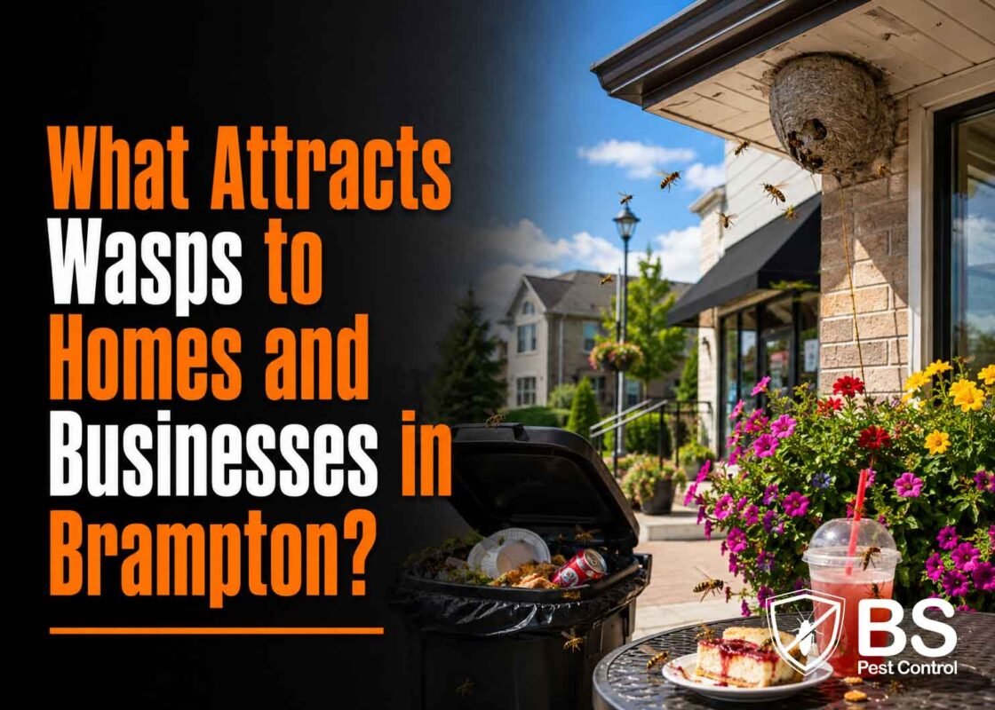What Attracts Wasps to Homes and Businesses in Brampton?