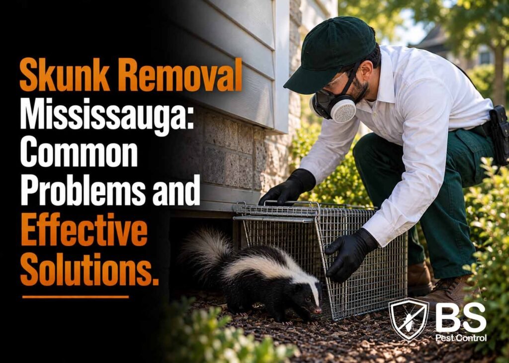 Skunk Removal Mississauga Common Problems and Effective Solutions