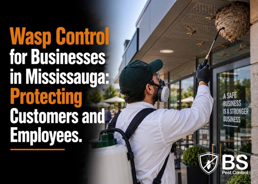Wasp Control for Businesses in Mississauga Protecting Customers and Employees
