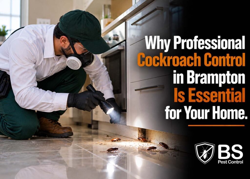 Why Professional Cockroach Control in Brampton Is Essential for Your Home