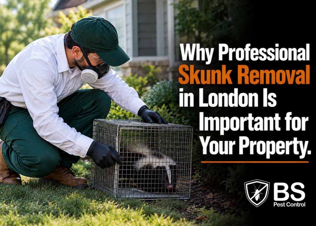 Why Professional Skunk Removal in London Is Important for Your Property